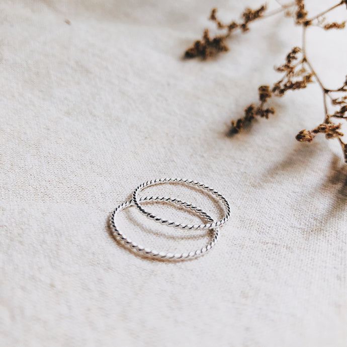 Spiral Double Ring