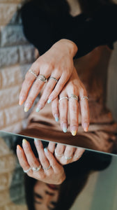 Patterned Spiral Ring