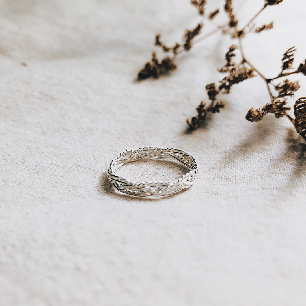 Spiral Braid Ring