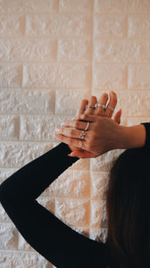 Patterned Spiral Ring