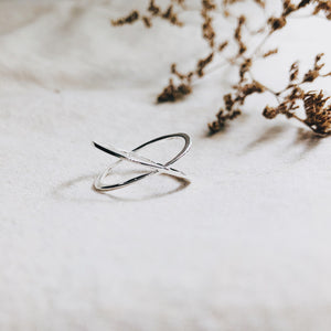 Minimalist Cross Ring