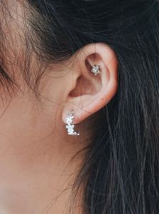 Five Flower Loop Stud