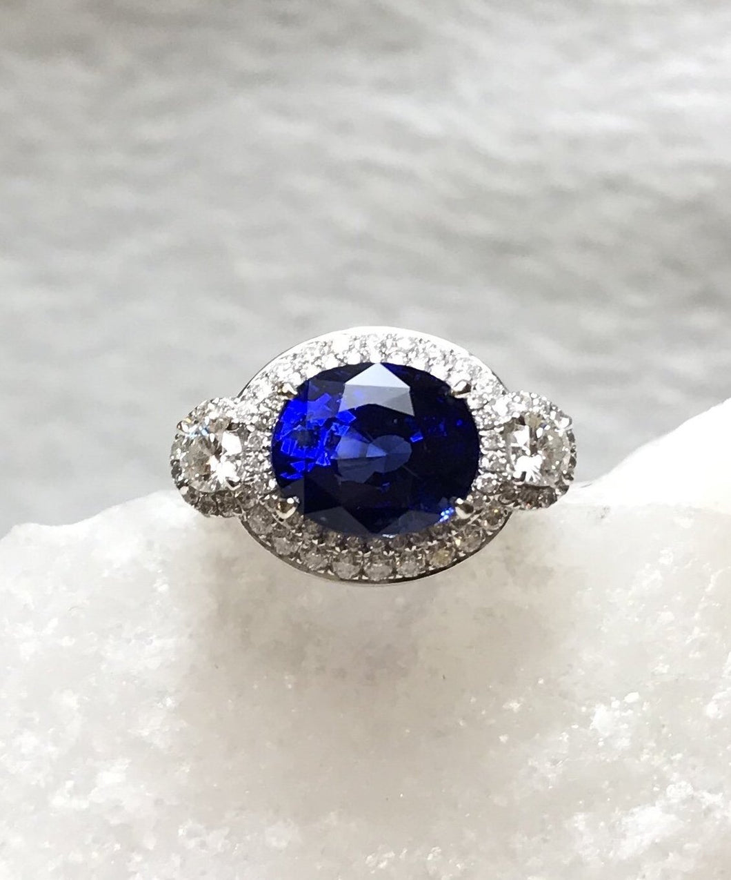 Royal Blue Sapphire Ring