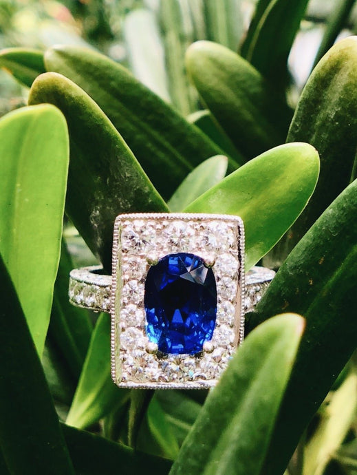 Royal Blue Sapphire Ring