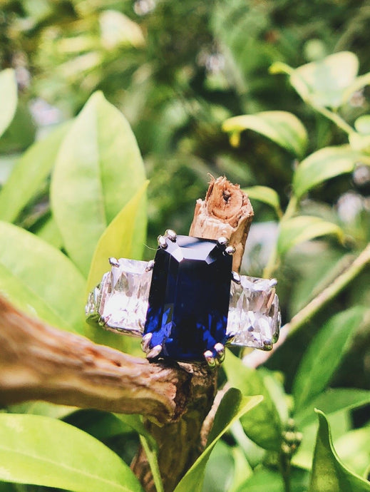 Royal Blue Sapphire Ring