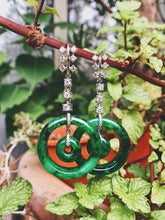 Load image into Gallery viewer, Myanmar Jade Earrings