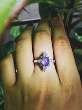 Load image into Gallery viewer, Purple Star Sapphire Ring