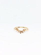 Load image into Gallery viewer, &quot;Crown&quot; Stack Ring in Rose Gold