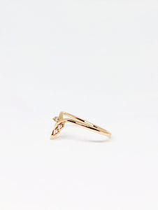 "Grace" Stack Ring in Rose Gold