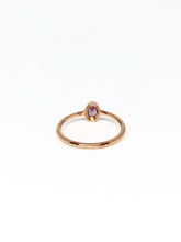 Load image into Gallery viewer, Oval Natural Grape Sapphire Ring in Rose Gold