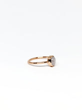 Load image into Gallery viewer, Oval Natural White Star Sapphire Ring in Rose Gold