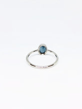 Load image into Gallery viewer, 1.03ctw Oval Natural Teal Blue Spinel Ring in White Gold