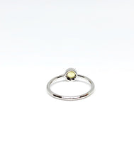 Load image into Gallery viewer, Round Natural Yellow Sapphire Ring in White Gold