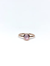 Load image into Gallery viewer, Oval Natural Light Pink Star Sapphire Ring in Rose Gold