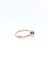 Load image into Gallery viewer, Oval Natural Blue Sapphire Ring in Rose Gold