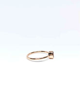 Load image into Gallery viewer, Oval Natural Orange Sapphire Ring in Rose Gold