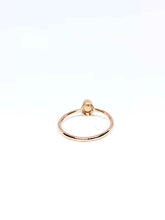 Load image into Gallery viewer, Oval Natural Orange Sapphire Ring in Rose Gold