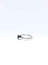 Load image into Gallery viewer, Oval Natural Teal Sapphire Ring in White Gold