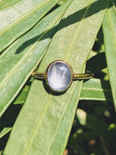 Load image into Gallery viewer, Oval Natural Blue Star Sapphire Ring in Rose Gold