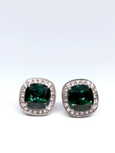 Load image into Gallery viewer, Bluish Green Tourmaline Earrings