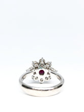 Load image into Gallery viewer, Pigeon Blood Natural Red Ruby Ring