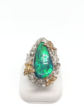 Load image into Gallery viewer, Black Opal Ring / Pendant (Interchangeable)