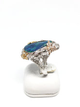 Load image into Gallery viewer, Black Opal Ring / Pendant (Interchangeable)