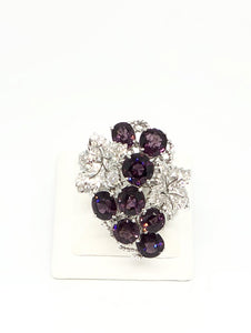 Natural Purple Spinel Ring