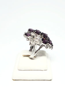 Natural Purple Spinel Ring
