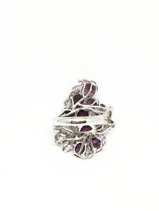 Natural Purple Spinel Ring